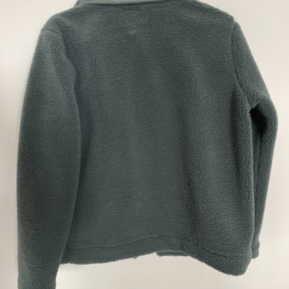 NWT Green Sherpa Shacket/ Jacket - Picture 3 of 3